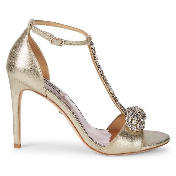 Badgley Mischka Pascale II Embellished Heels NWB! - Picture 2 of 6